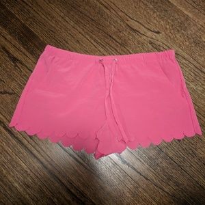 Bright pink H&M shorts